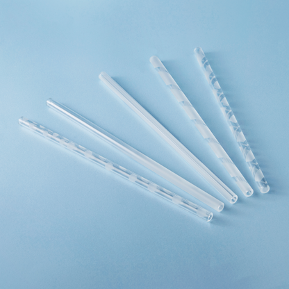 ガラスストロー「フロストシリーズ」5本セット