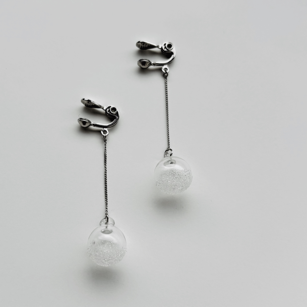 コロン　イヤリング(金具シルバーVer.)