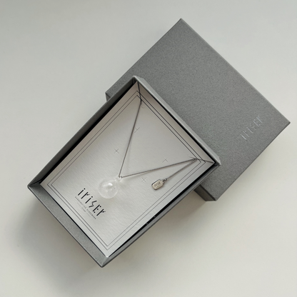 コロン　ネックレス(金具シルバーVer.)