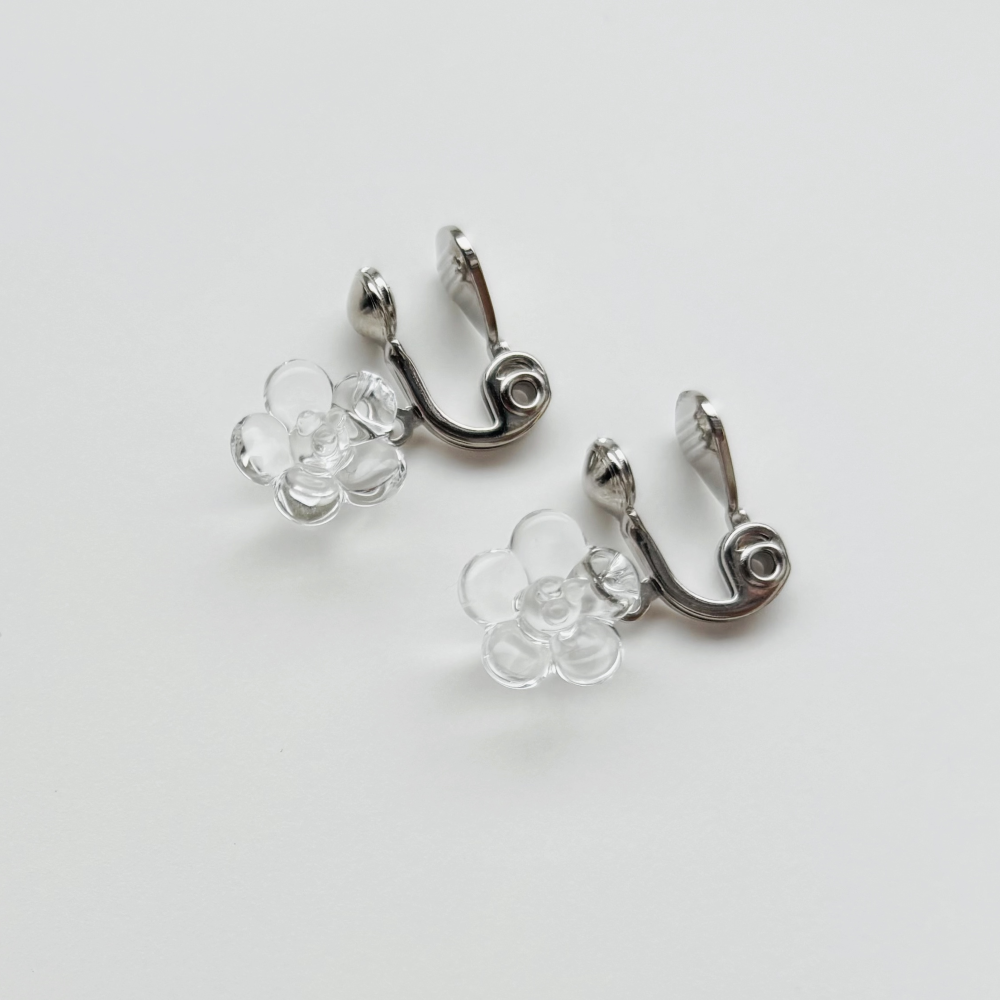 おだかうめ　イヤリング(金具シルバーVer.)