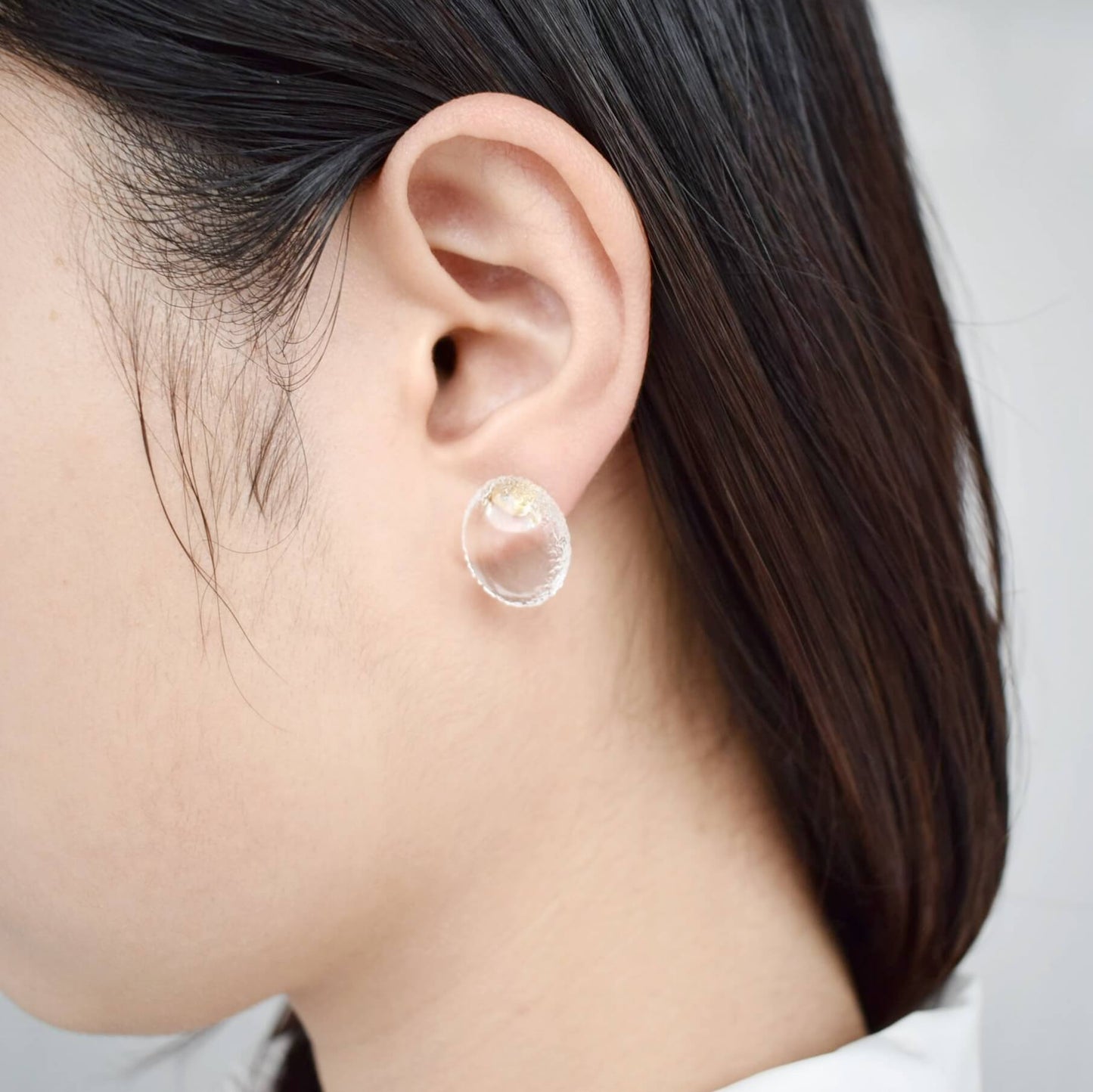 Claireピアス 耳元