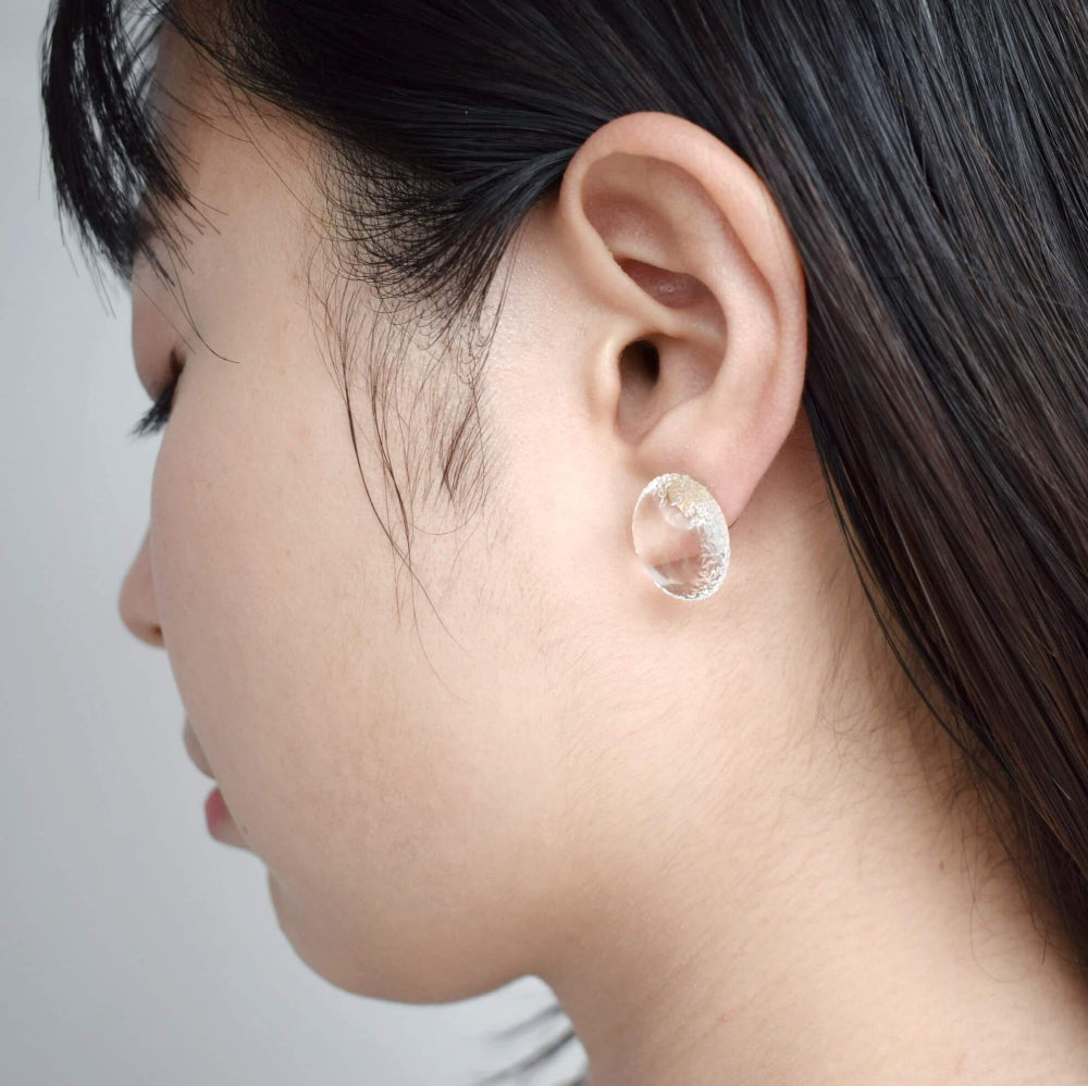 【美品】OMBRE CLAIRE シルバーピアス　スローブイエナ ガラスアクセサリー Claire ピアス – iriser - イリゼ - オンラインストア