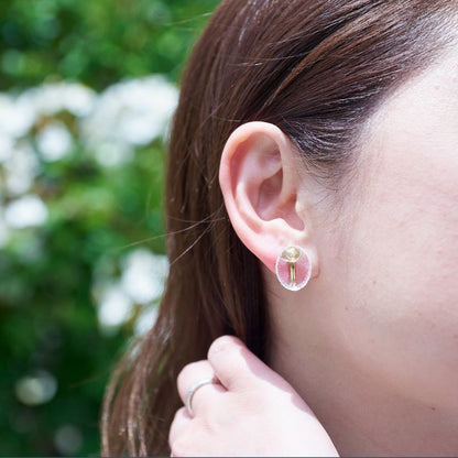 Claireイヤリング着画像