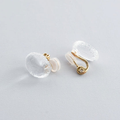 Claireイヤリング カシメ式パーツ