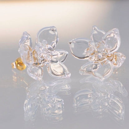 ミズアオイ　ピアス