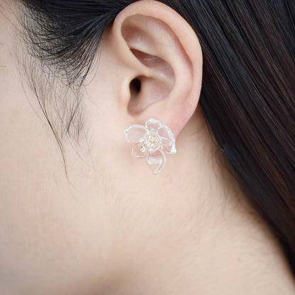 ミズアオイ　ピアス