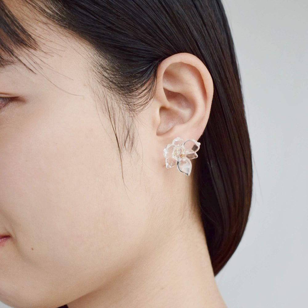 ミズアオイ　ピアス