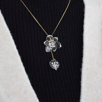 ミズアオイ　ネックレス