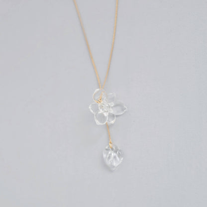 ミズアオイ　ネックレス