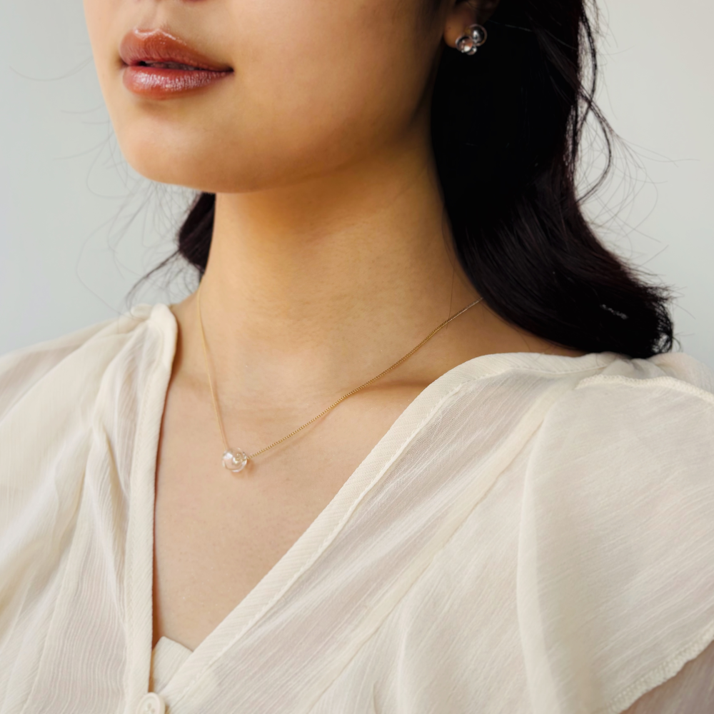 temp　ピアス(金具シルバーVer.)