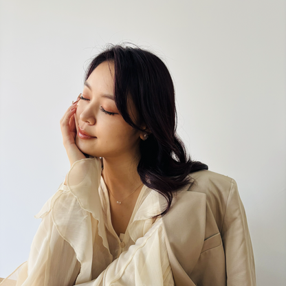 temp　ネックレス(金具シルバーVer.)