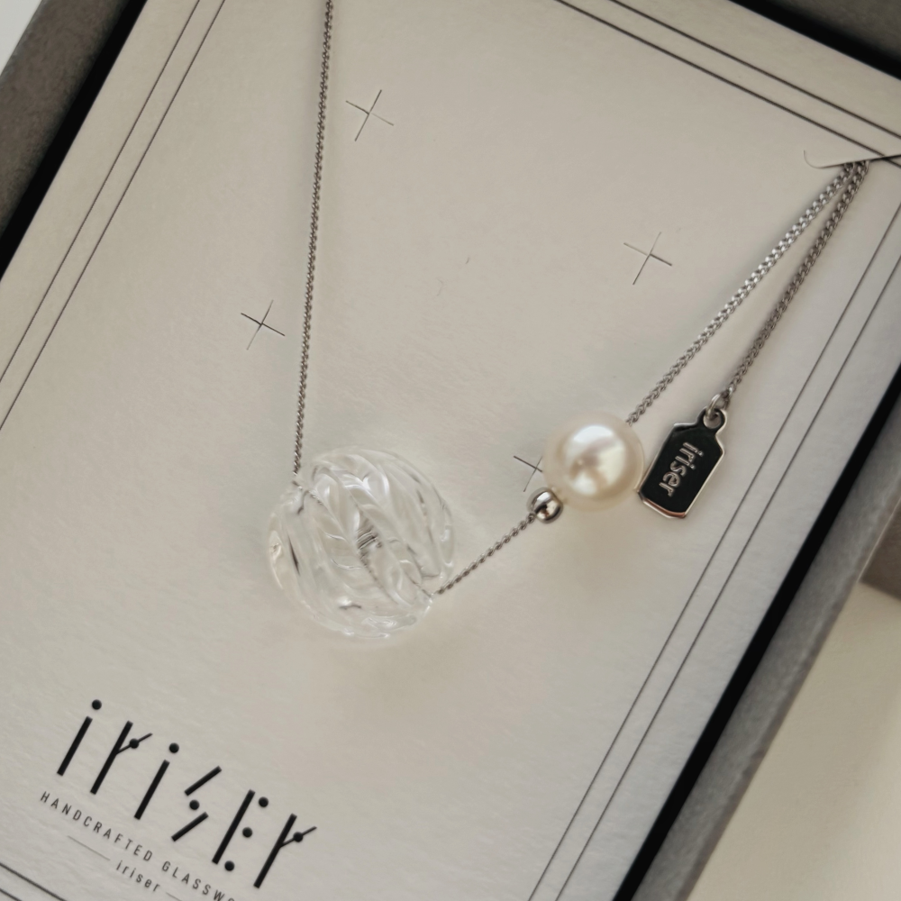 ＜Seashore × iriser -イリゼ-＞オフショア　ネックレス　-あこや真珠-(金具シルバーVer.)