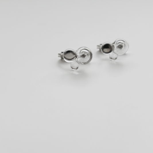 temp　ピアス(金具シルバーVer.)