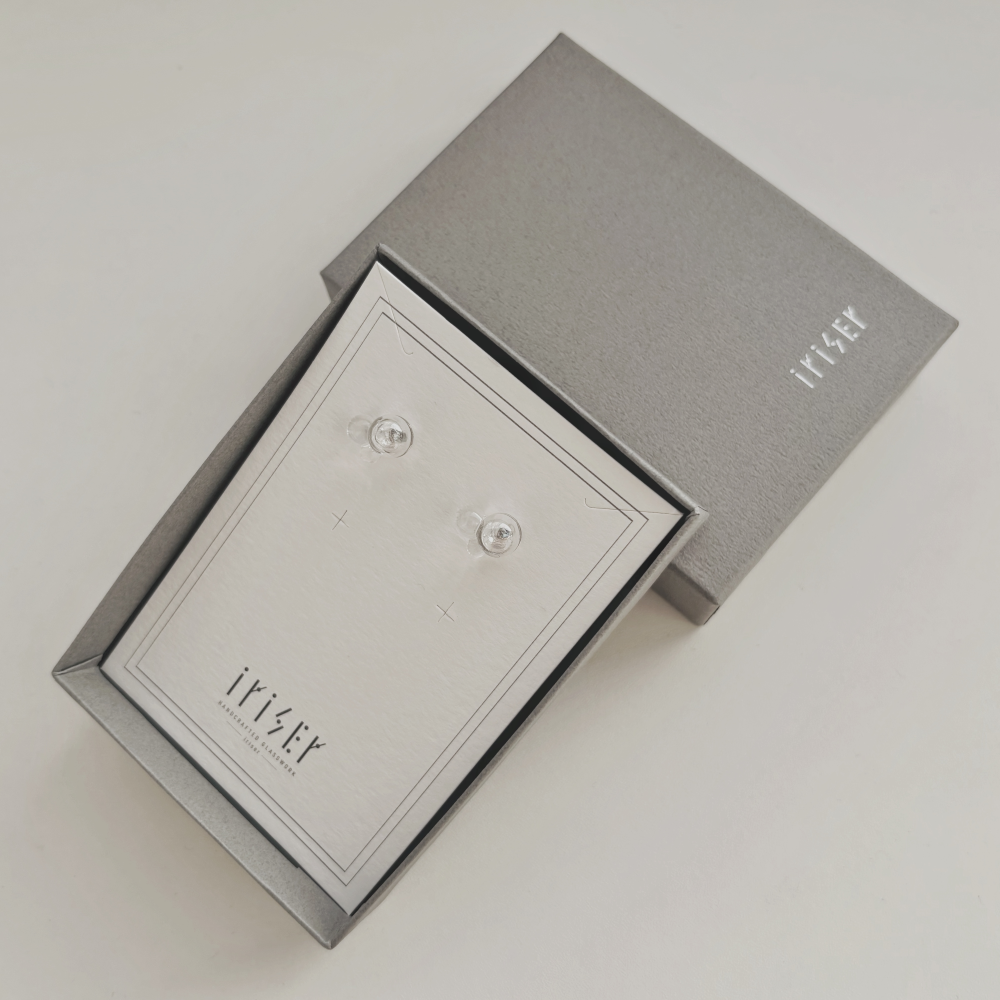 temp　ピアス(金具シルバーVer.)