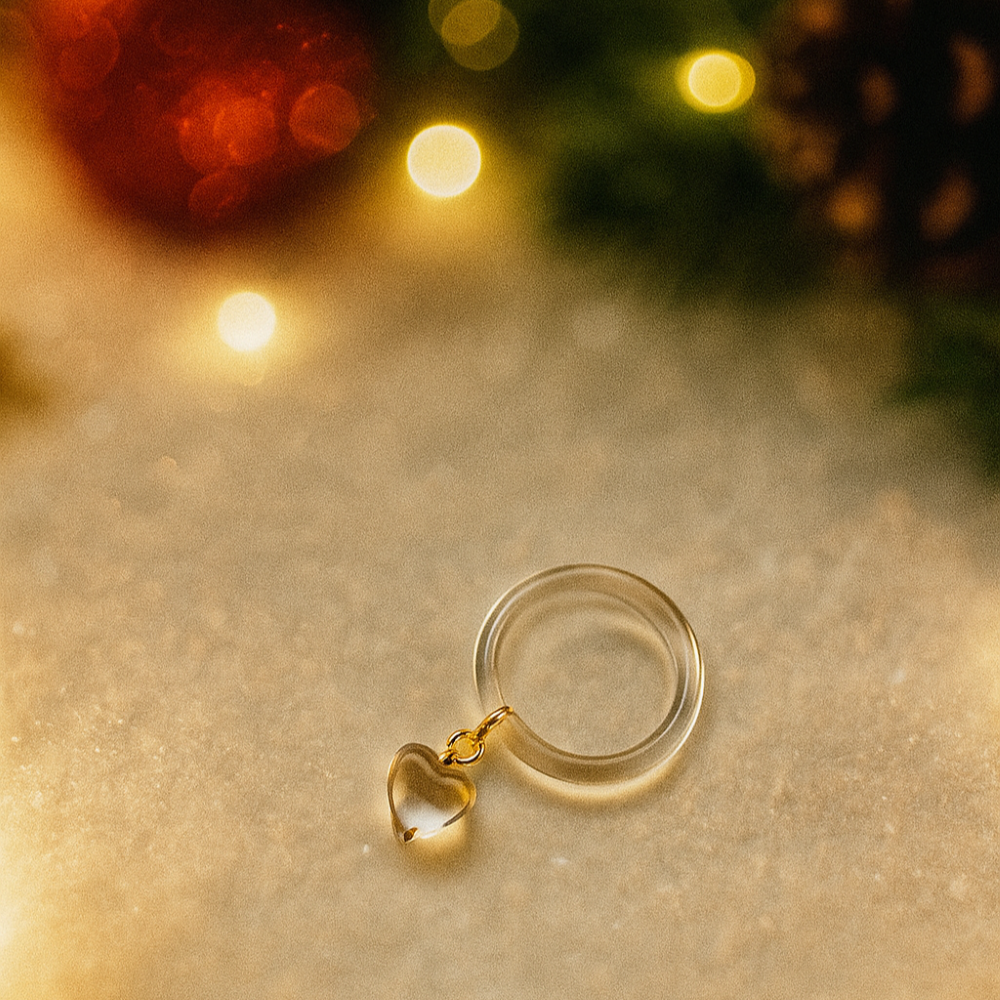 【受注生産】ハート　クリア　リング