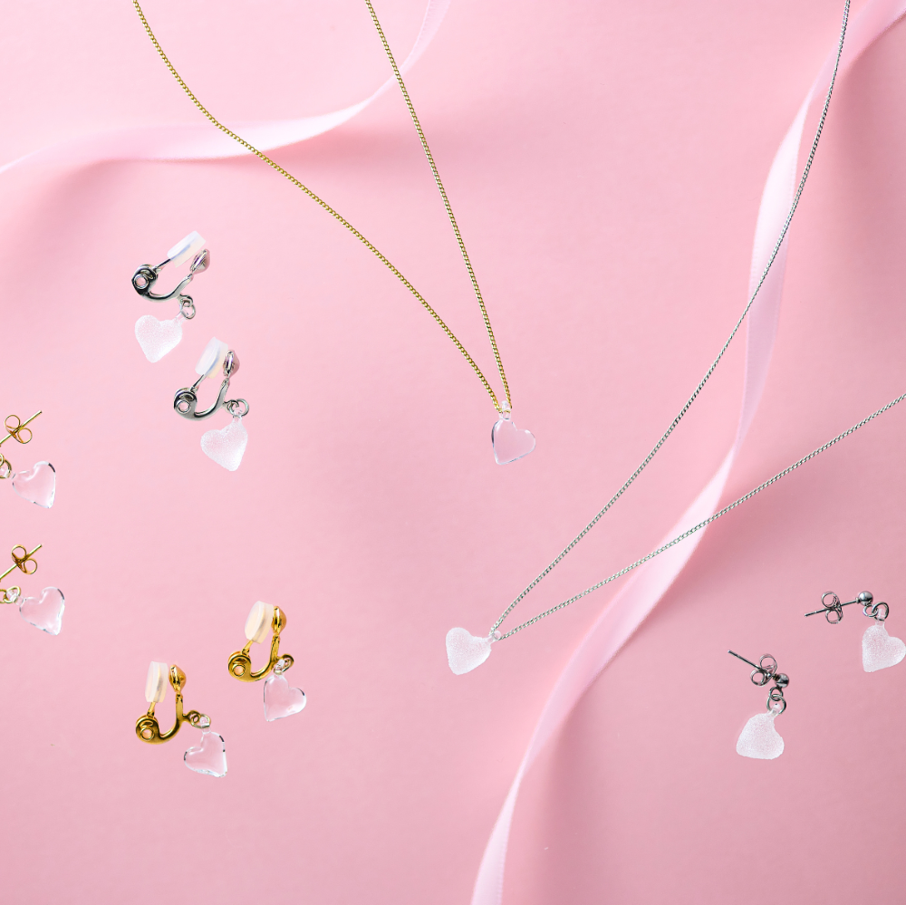 【受注生産】ハート　クリア　リング