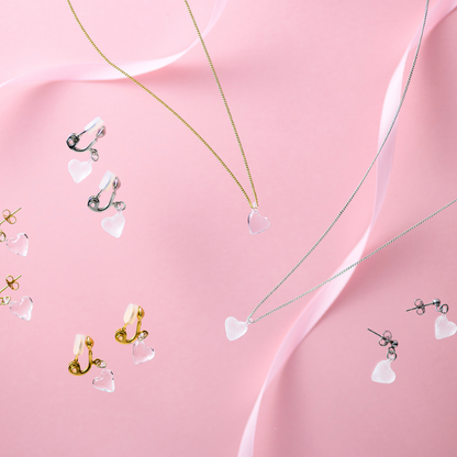 【受注生産】ハート　クリア　リング